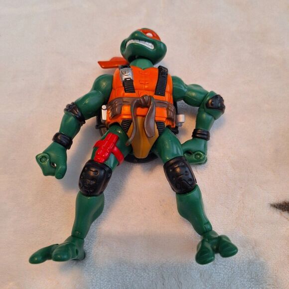 Lot of 2‎ Michelangelo TMNT Figures 2005 Monster Trappers & 2023 Movie Star - Picture 2 of 12
